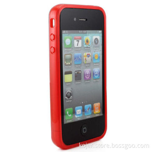 Case for iPhone 4, Made of TPU and PC Materials with Translucence and Toughness